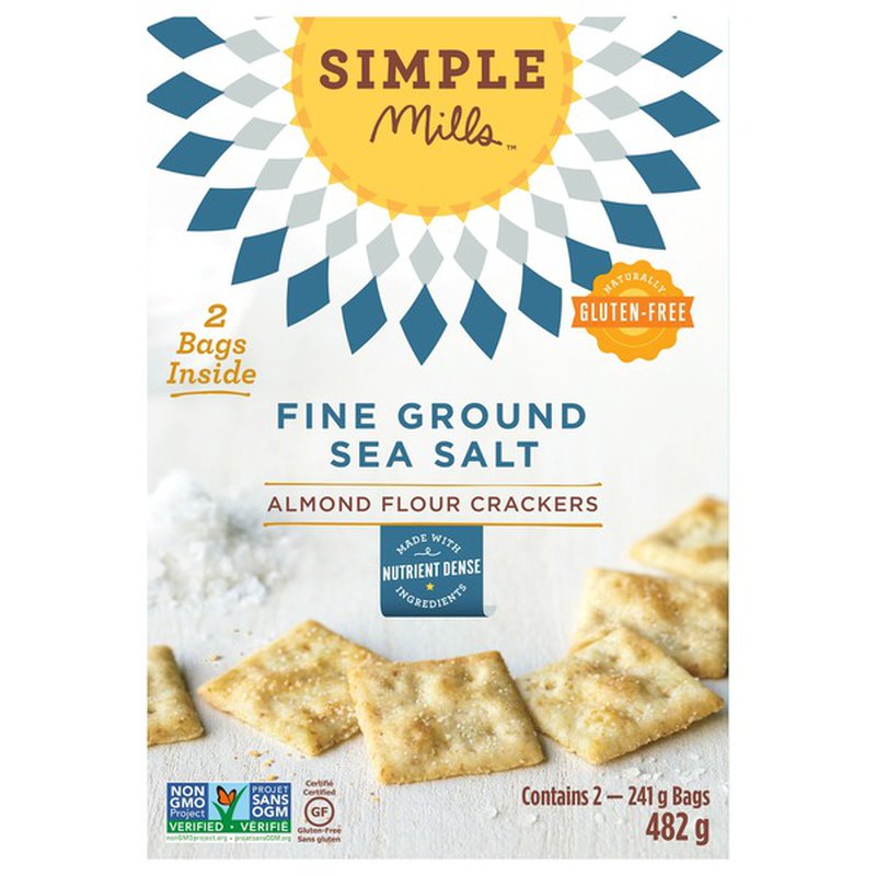 Simple Mills Almond Flour Crackers  杏仁粉饼干 482g
