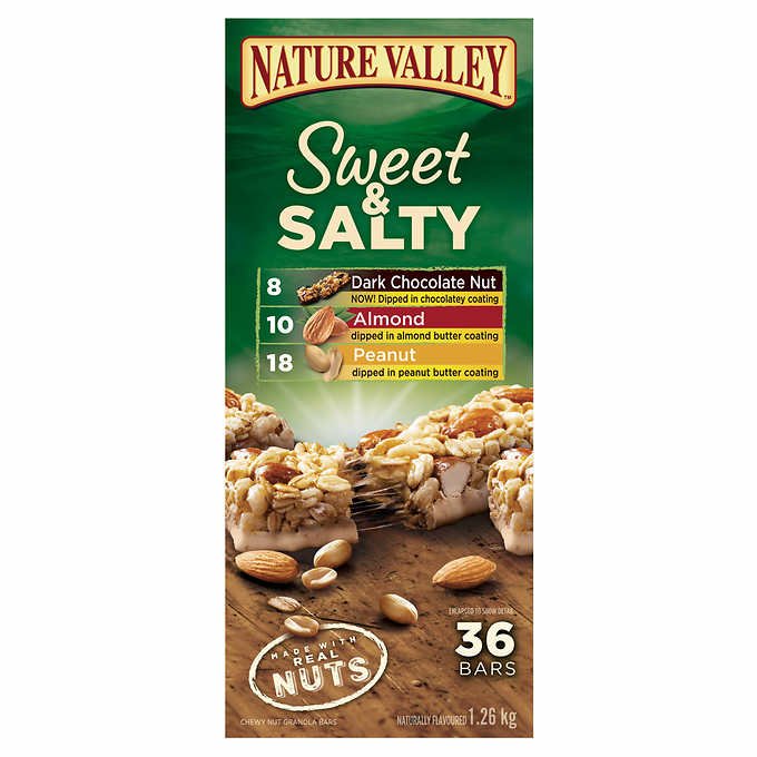 Nature Valley 燕麦坚果能量棒代餐饼干  1.26kg
