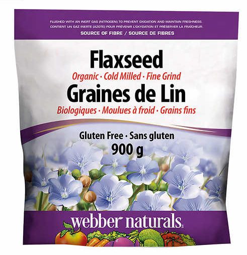 伟博Webber Naturals有机冷榨亚麻籽粉900g