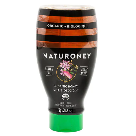 Naturoney Organic Honey, 有机野花天然蜂蜜1 kg