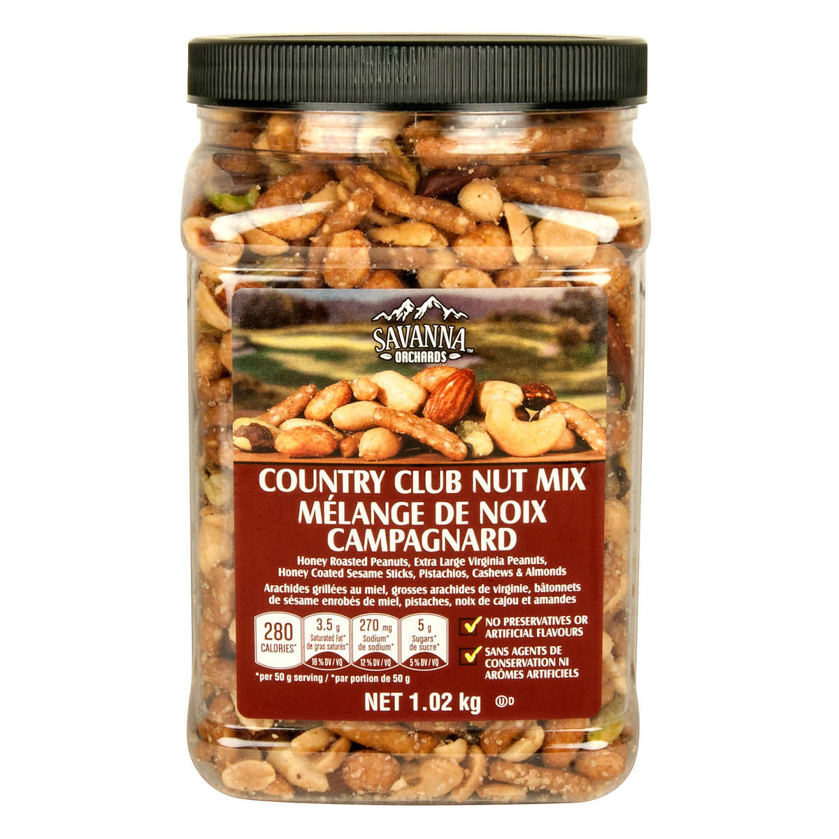 Savanna Orchards Country Club Nut Mix乡村俱乐部混合坚果 1020g