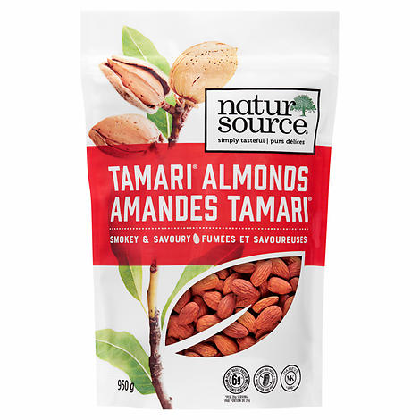 NaturSource Tamari Almonds 烟熏咸香杏仁  950g装