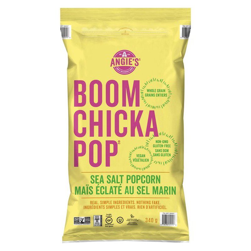 Angie’s Boom Chicka Pop Sea Salt Popcorn 海盐爆米花 340g