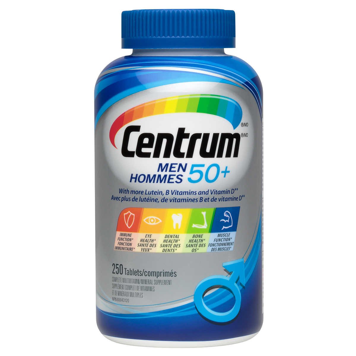 Centrum 善存 男性(50岁+) 复合维生素矿物质片 250粒