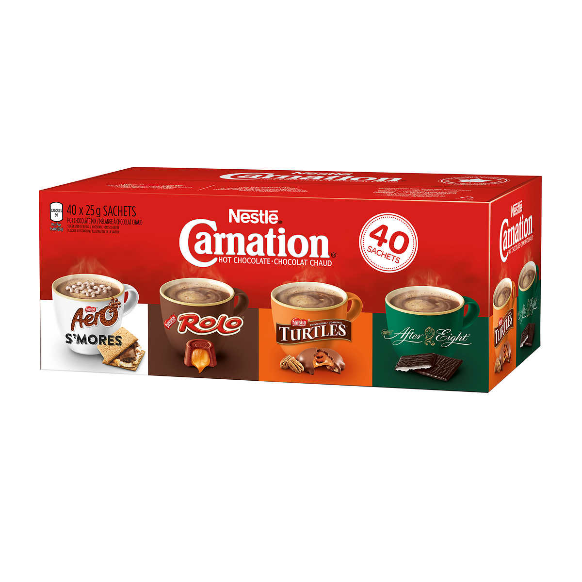 Carnation Hot Chocolate Variety Pack 康乃馨热巧克力百变装 40包