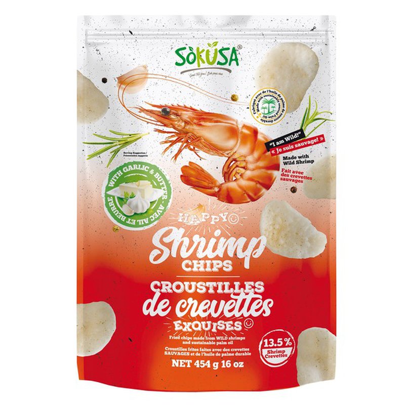 强推SoKusa Shrimp Chips 454 g虾片
