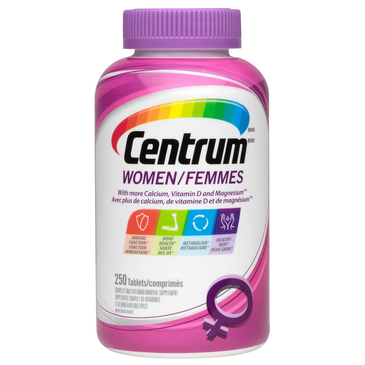 Centrum 善存女士专用复合维生素矿物质营养片 250粒