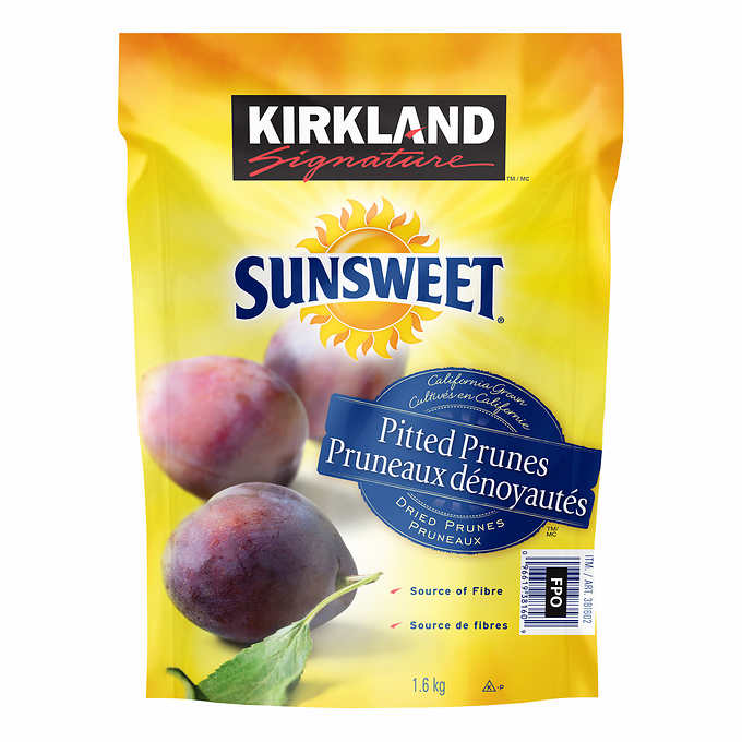 kirkland可兰特级无核西梅干 缓解便秘 超大装1600g