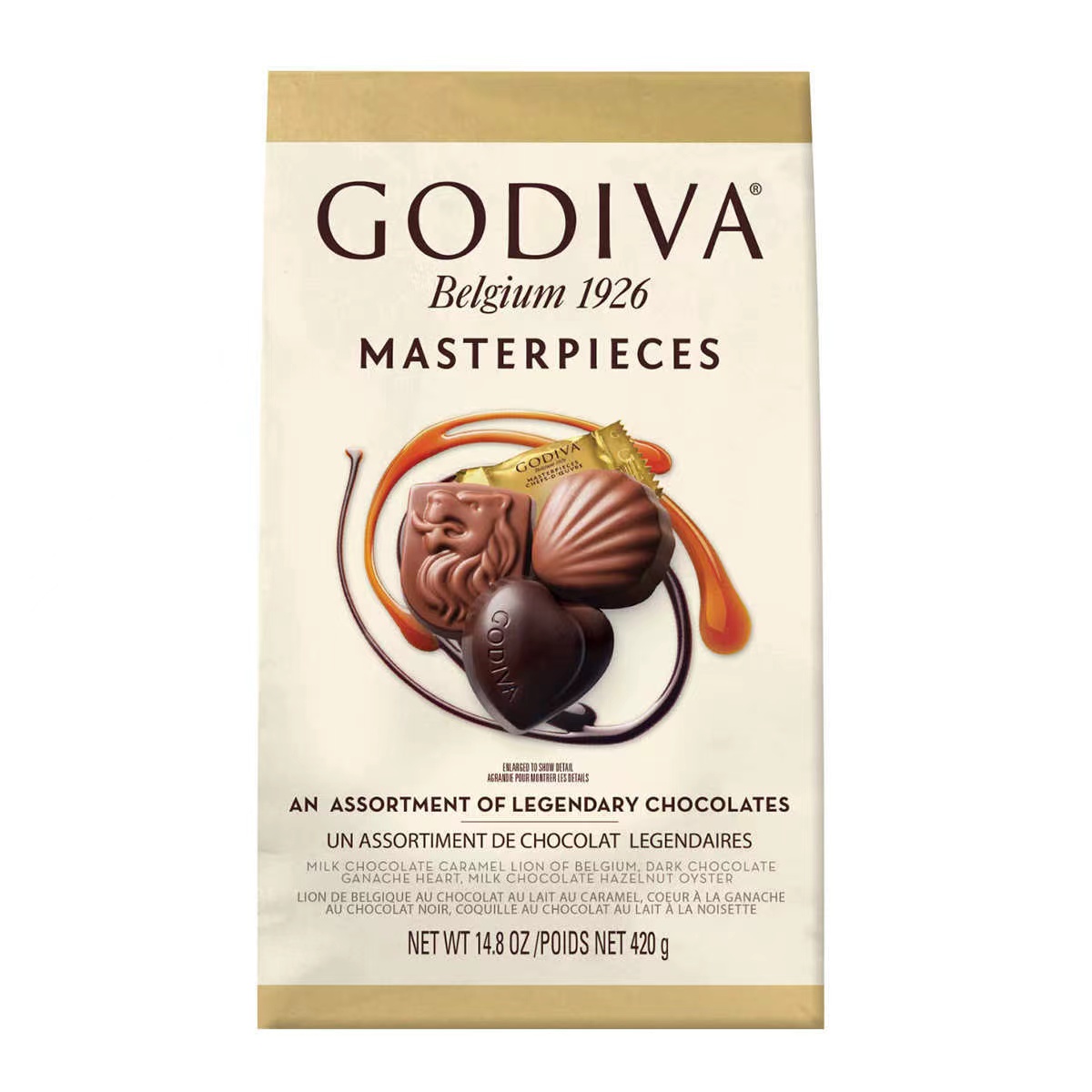 Godiva Masterpieces Assortment of Legendary Milk Chocolate 歌帝梵 混合巧克力 420g