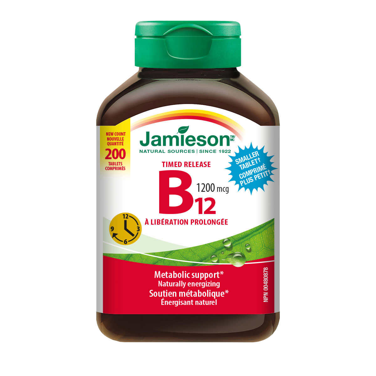 Jamieson健美生维生素B族B12 200粒装