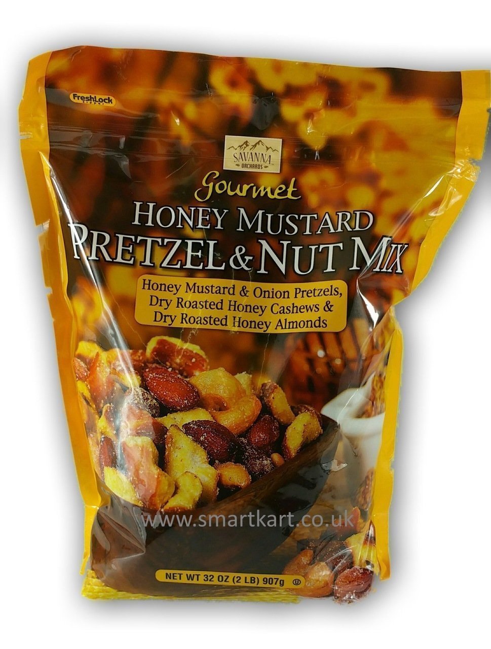 Savanna Gourmet Honey Mustard Pretzels & Nuts 混合蜂蜜坚果  907g