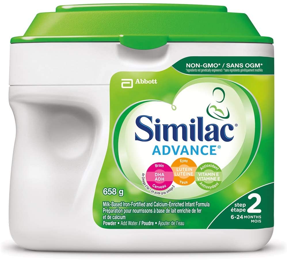 Similac Advance Step 2 Non-GMO Baby Formula 658 g 雅培6-24 月 2段非转基因婴儿配方奶粉